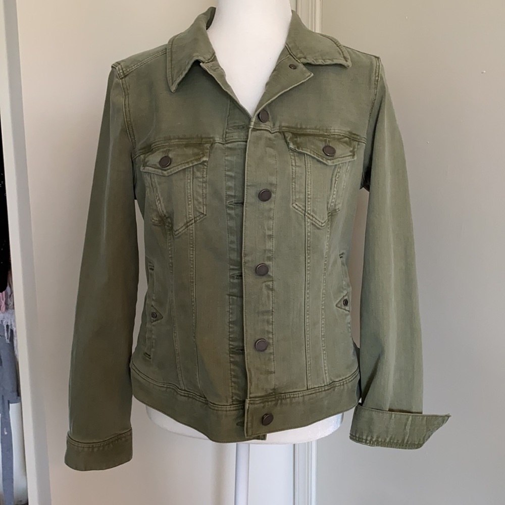 NWOT Liverpool Los Angeles Olive Denim jacket